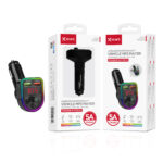 X-start CC121 Black Car Bluetooth MP3 Player (PC+ABS) with dual USB ports and dual outputs