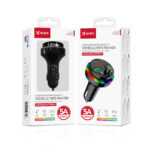 X-start CC122 Black Car Bluetooth MP3 Player (PC+ABS) with dual USB ports and dual outputs - Image 3