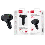 X-start CC092 Black Car Bluetooth MP3 Player (PC+ABS) with dual USB ports and dual outputs