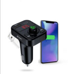 X-start CC123 Black Car Bluetooth MP3 Player (PC+ABS) with dual USB ports - Image 2